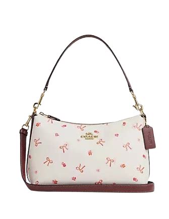 coach purse bows|coach bow bag shoulder strap.